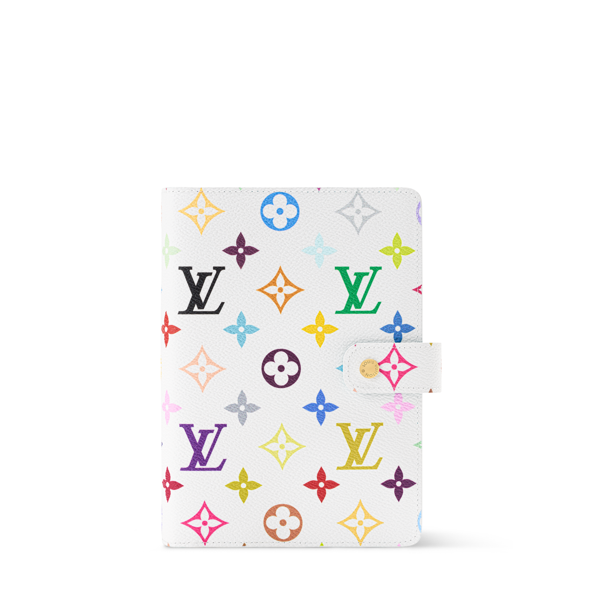 LV x TM Capa de Agenda MM Monogram Multicolor - Livros e Papelaria